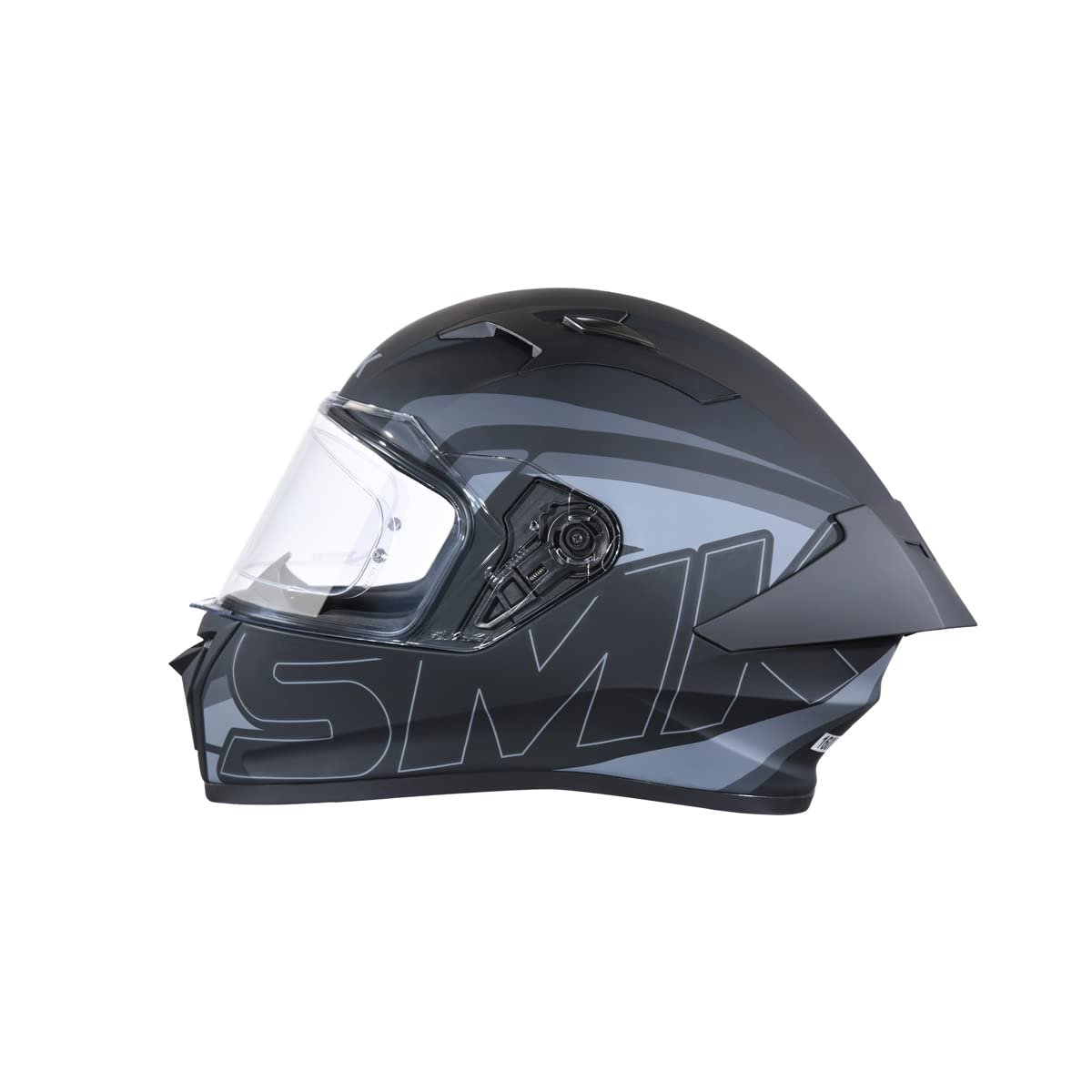 SMK Stellar Sports Stage Full FACE Helmet with PINLOCK Fited PREMIUM MATT BLACK. ( ECE 22.06 / DOT / ISI ) - Image 6